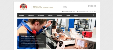 Laboratuvar ve Kalibrasyon Websitesi Tasarımı
